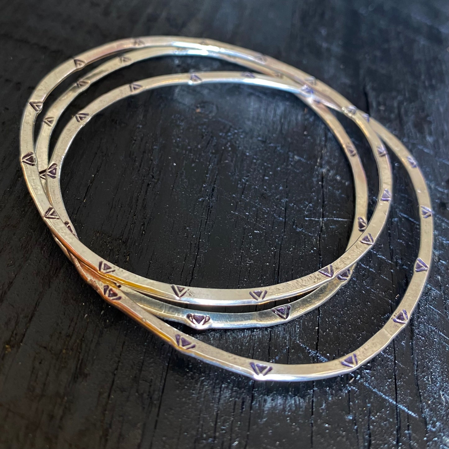 GWARI Recycled Sterling Silver Bangle
