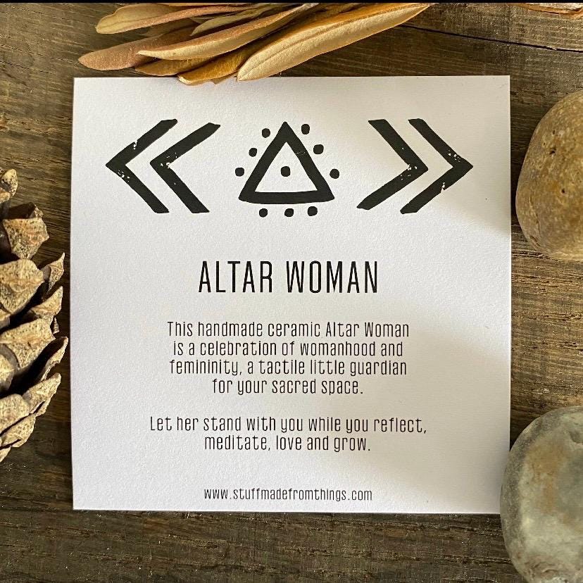 Altar Woman on Reclaimed Teak