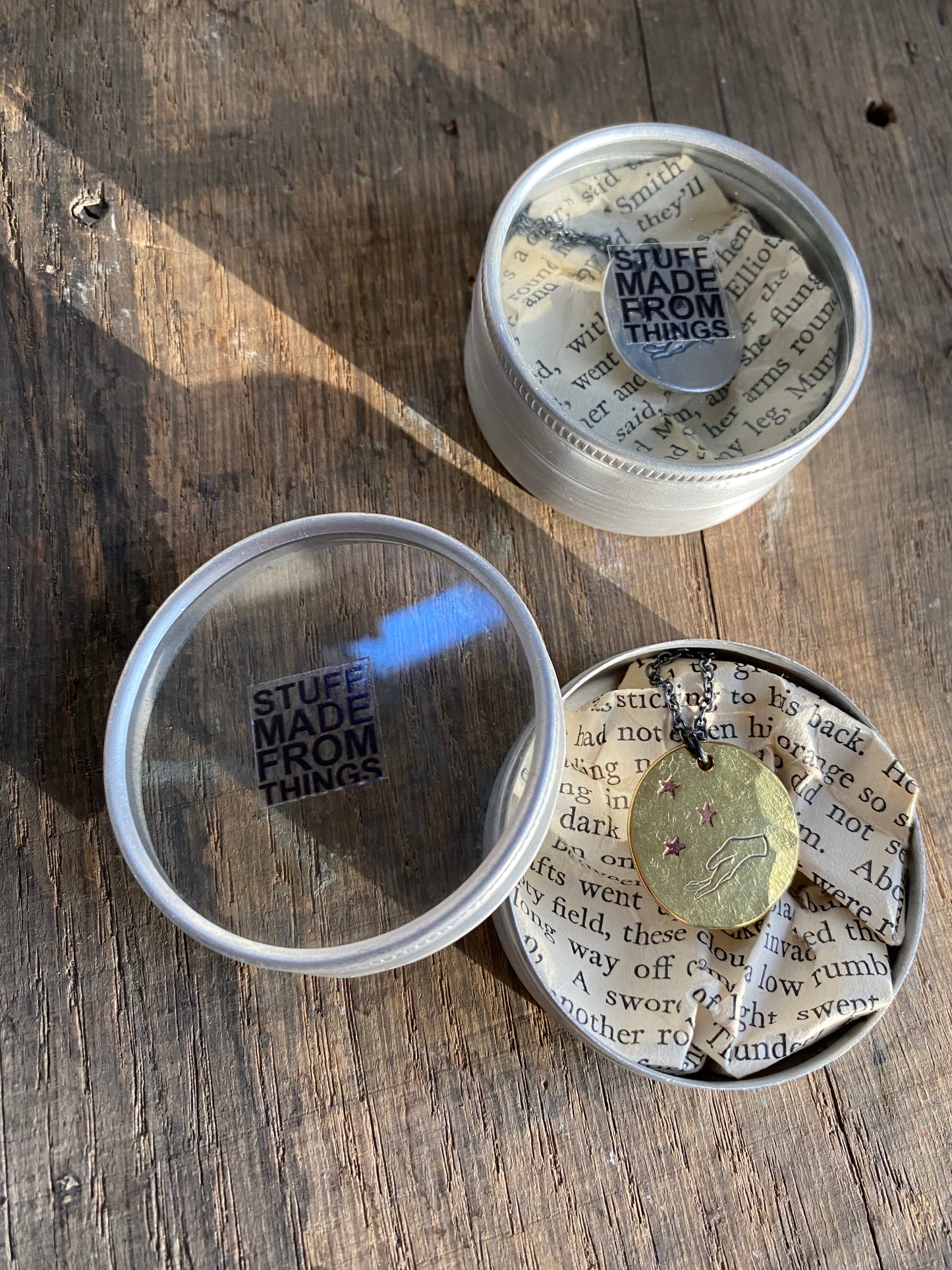 GIFT Pendant Necklace in Gift Tin