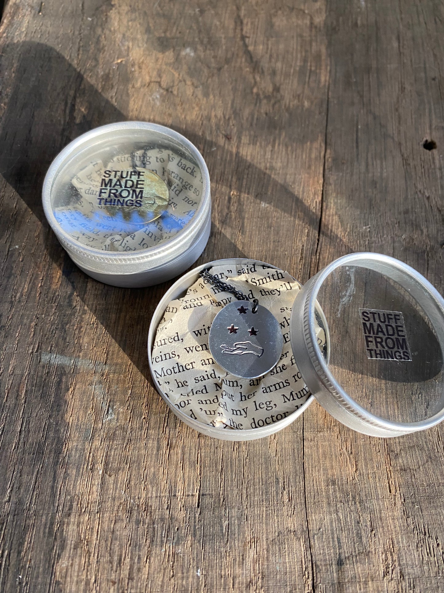 GIFT Pendant Necklace in Gift Tin