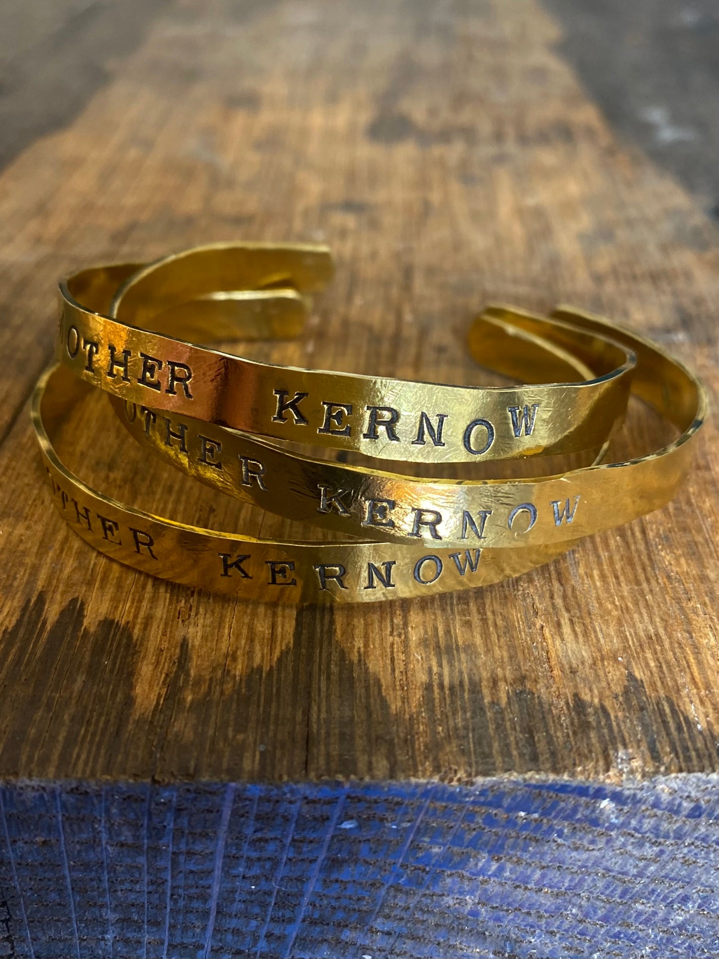 MOTHER KERNOW Raw Brass Cuff