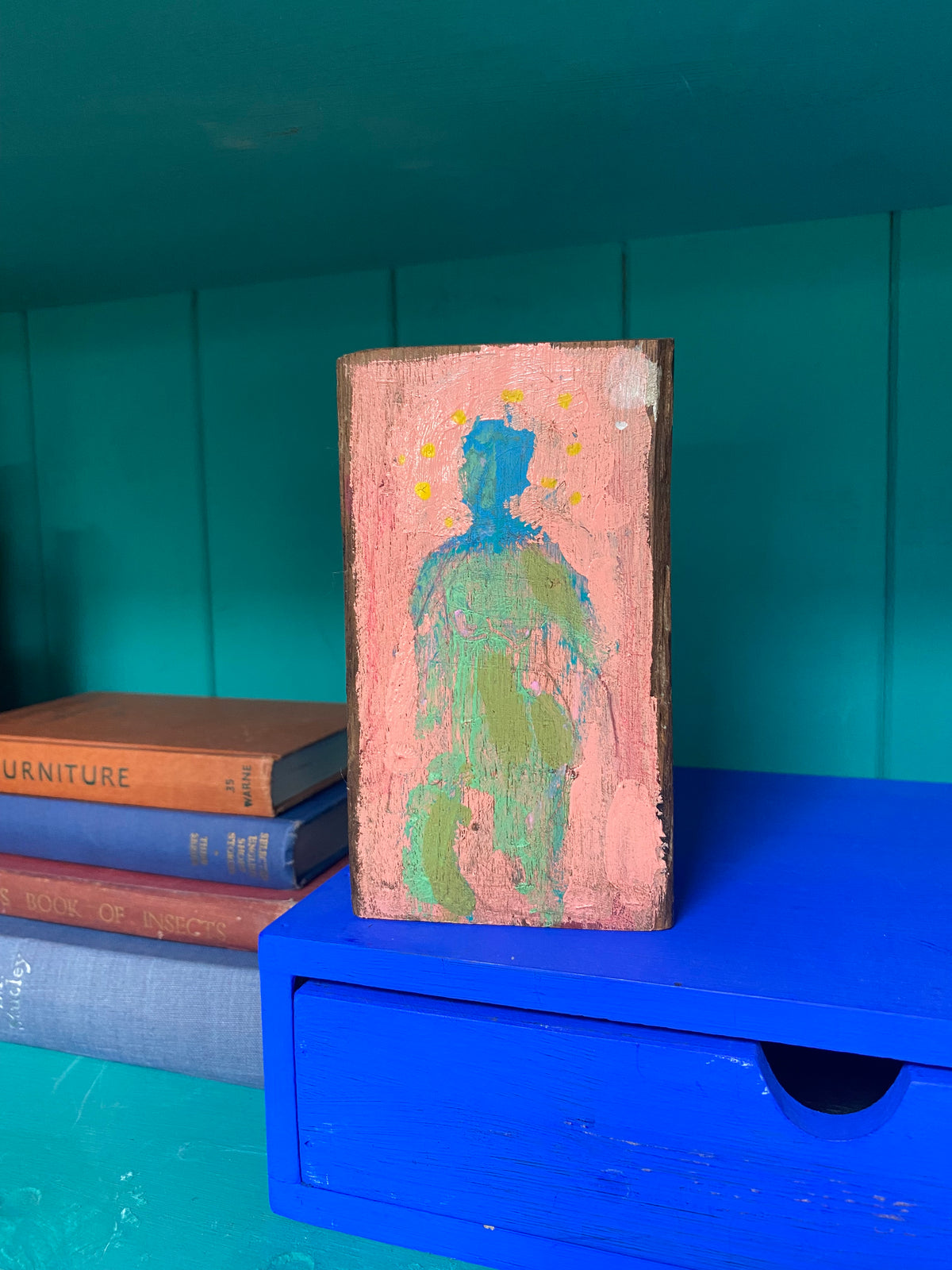 Altar Woman on Reclaimed Teak