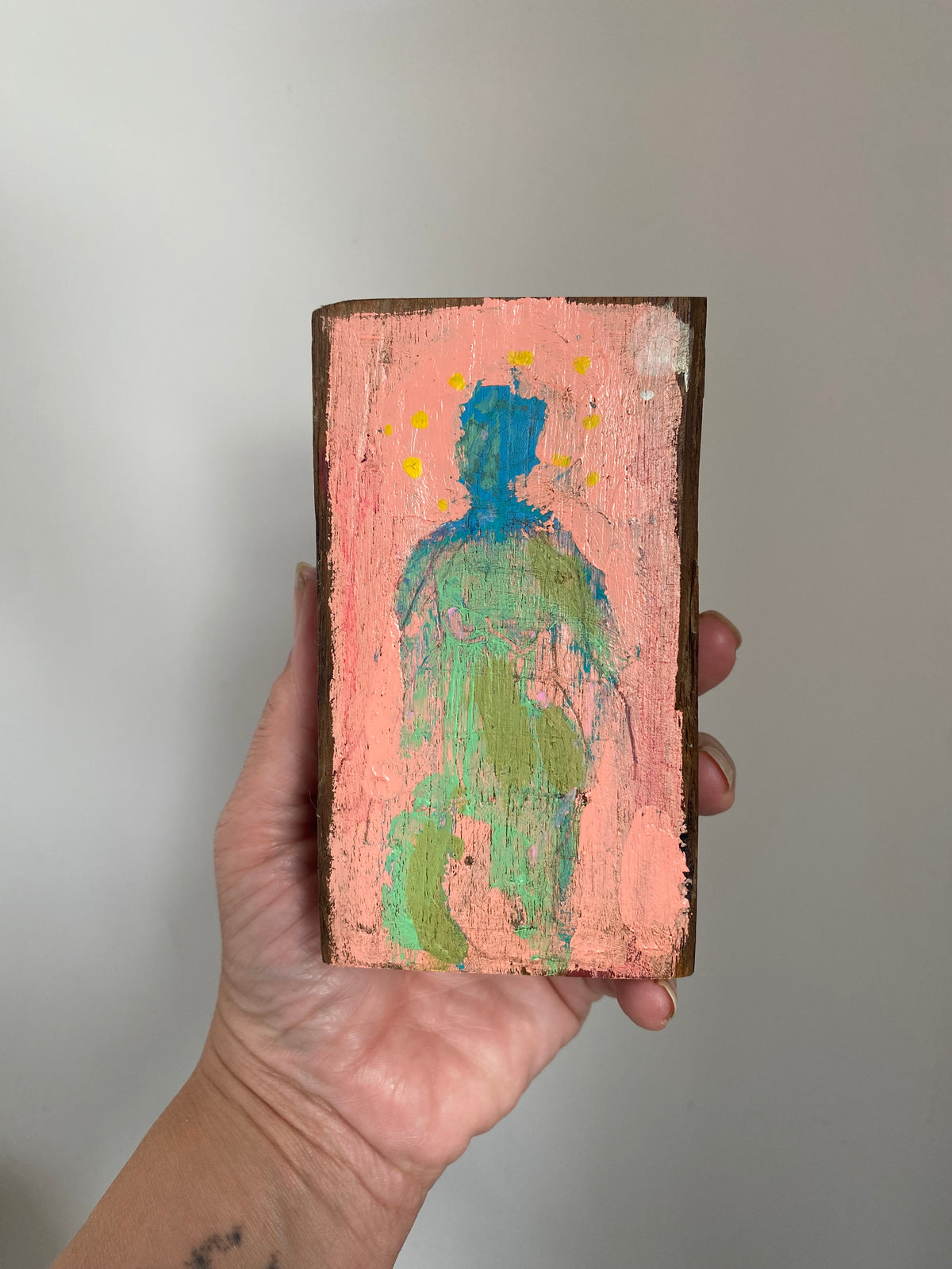Altar Woman on Reclaimed Teak