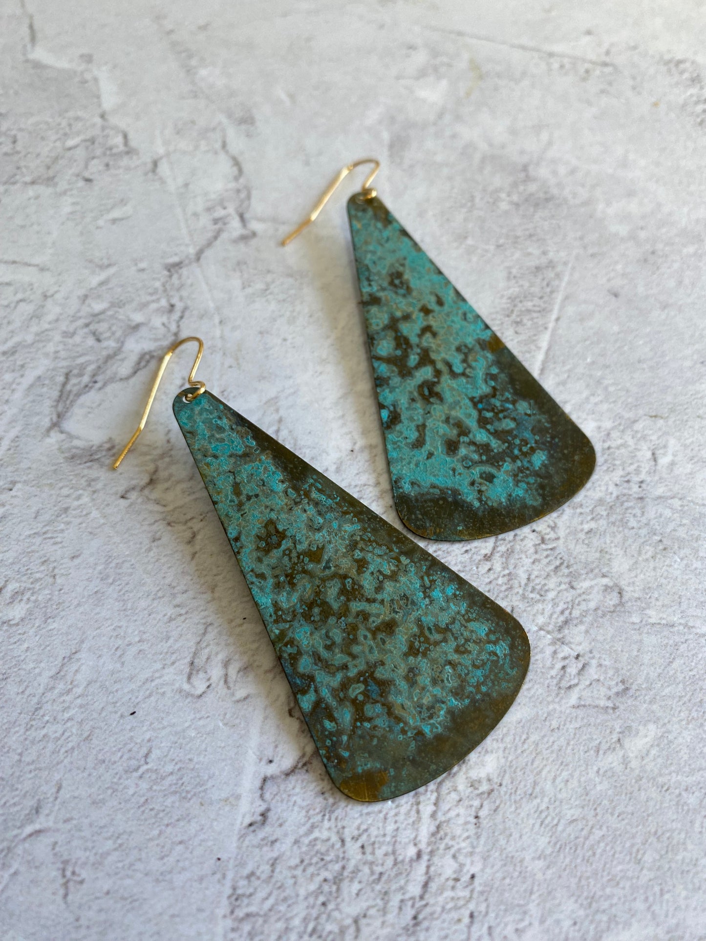 SHOAL Patina Brass Earrings