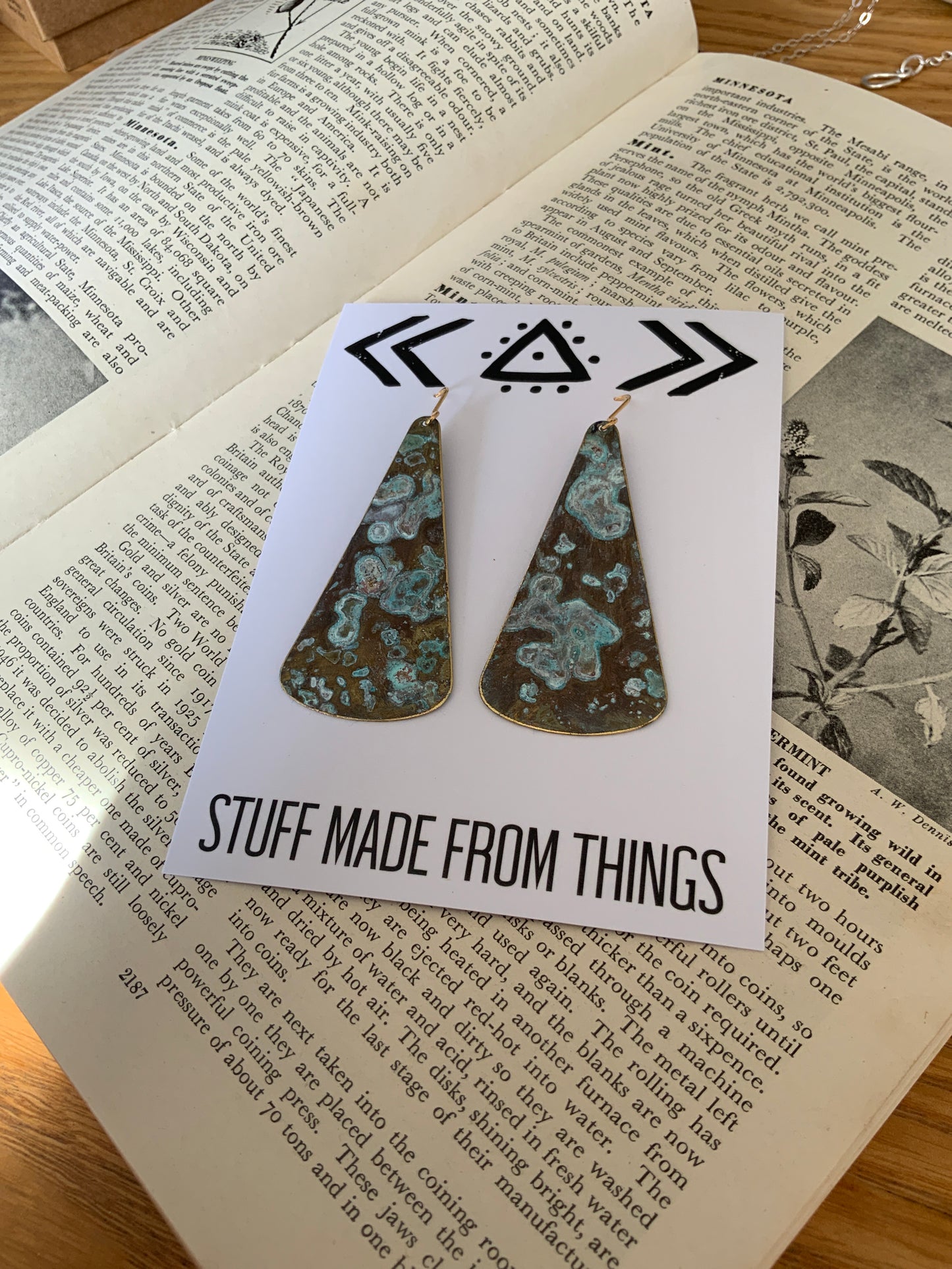 SHOAL Patina Brass Earrings