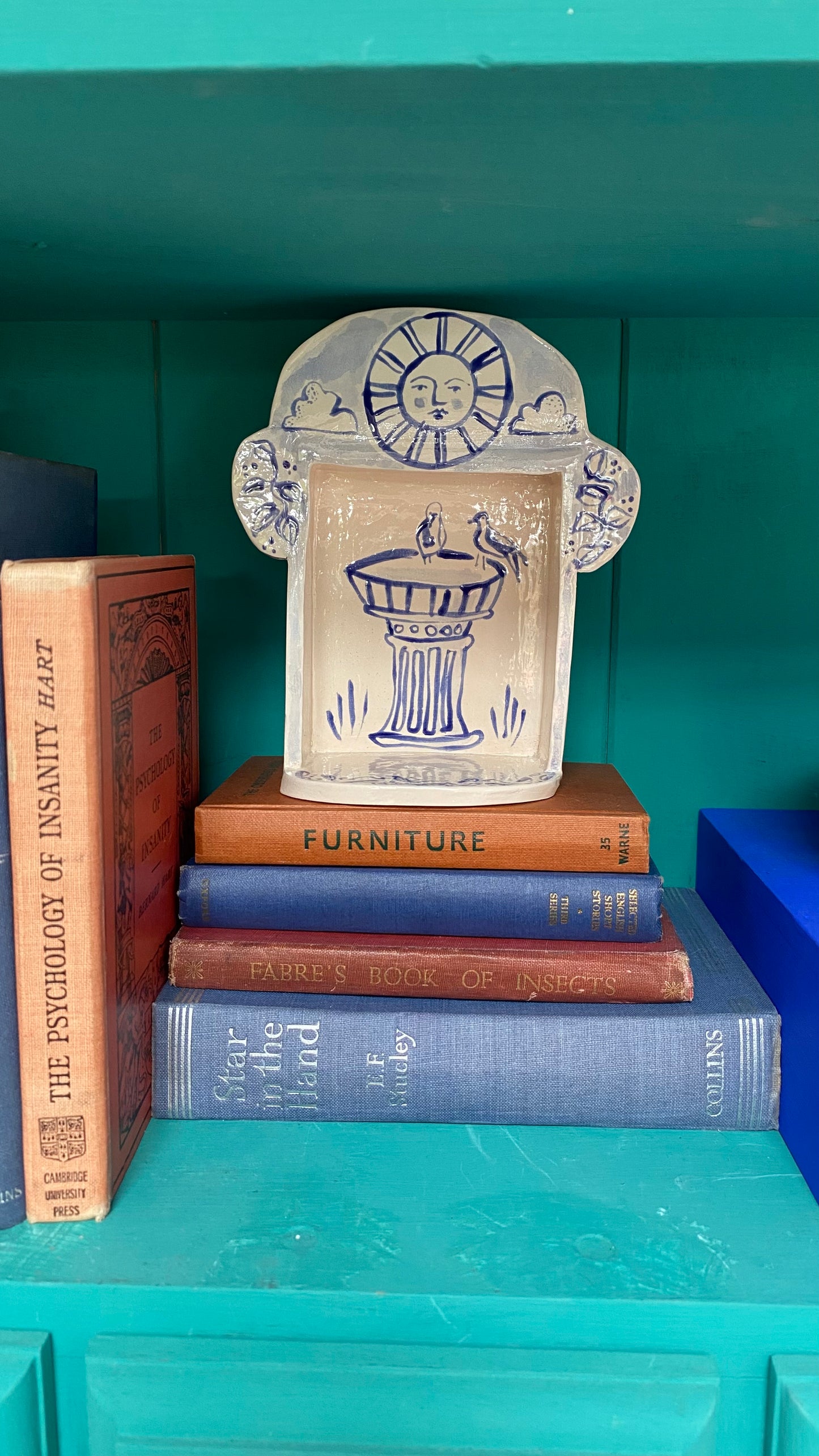 Little Altar - Temple - Ceramic Art - Object - Sun & Fountain