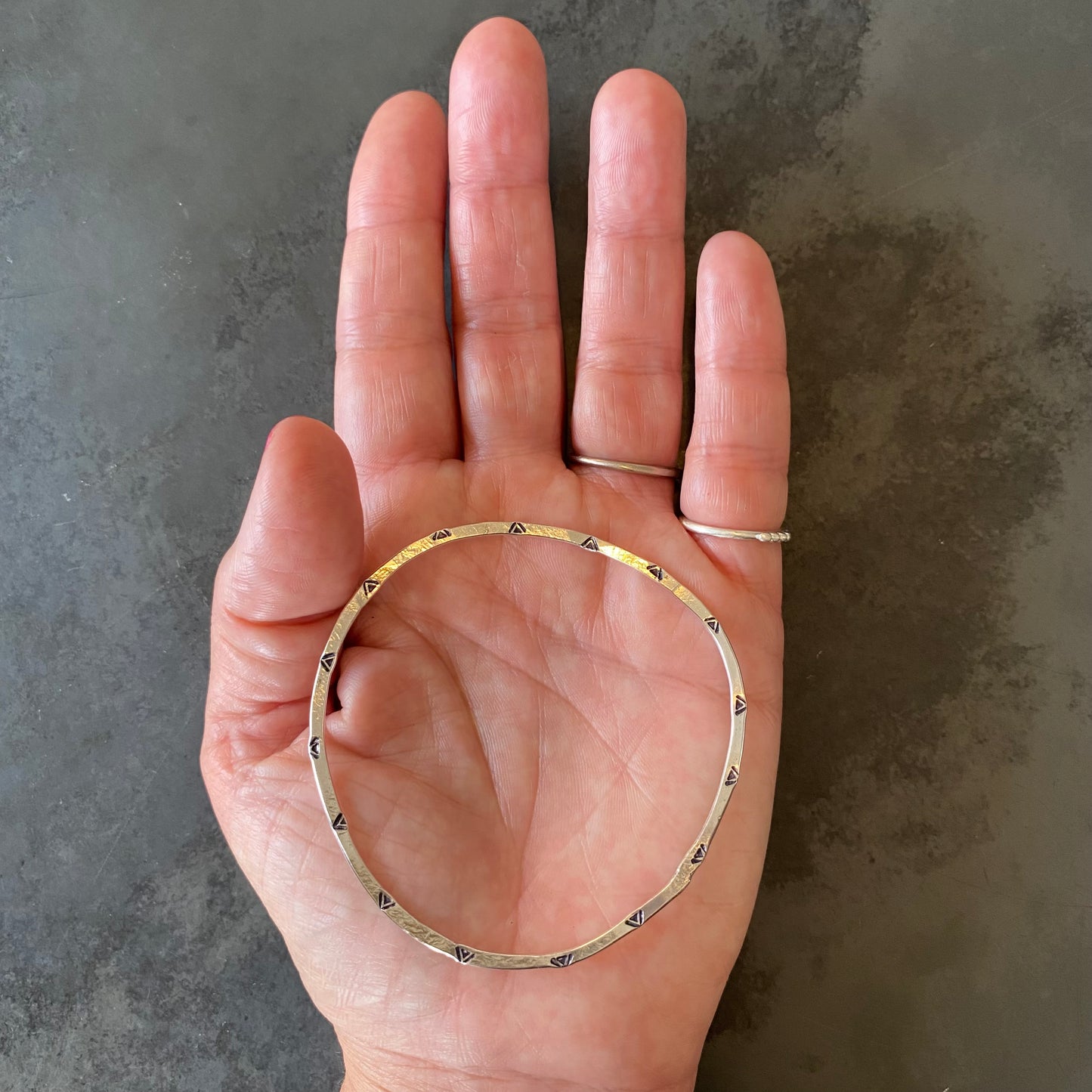 GWARI Recycled Sterling Silver Bangle