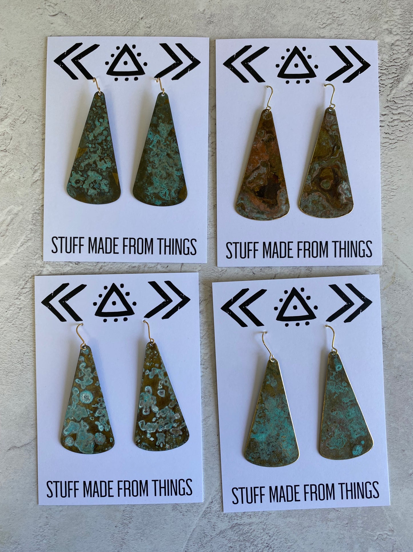 SHOAL Patina Brass Earrings