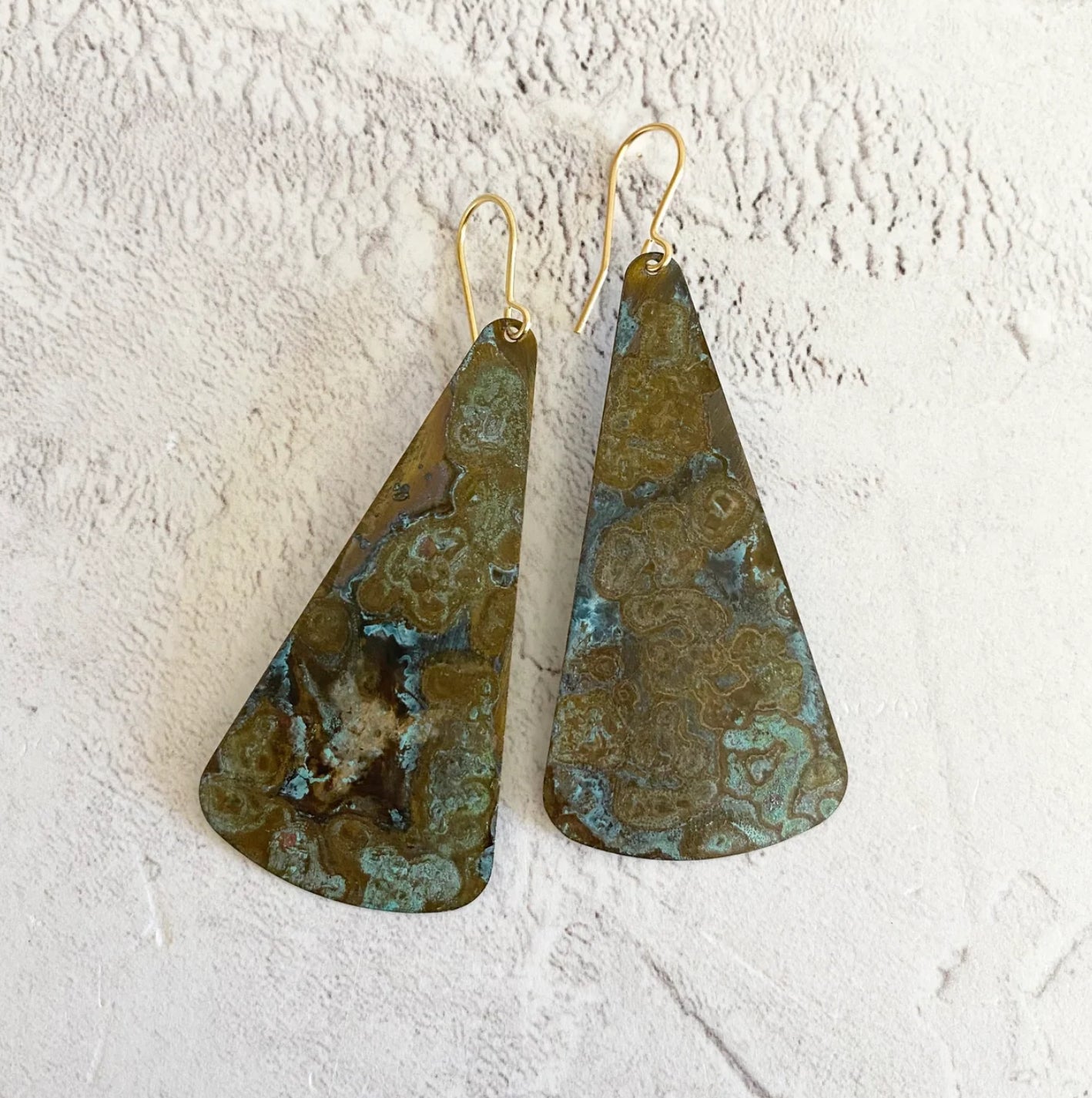 SHOAL Patina Brass Earrings