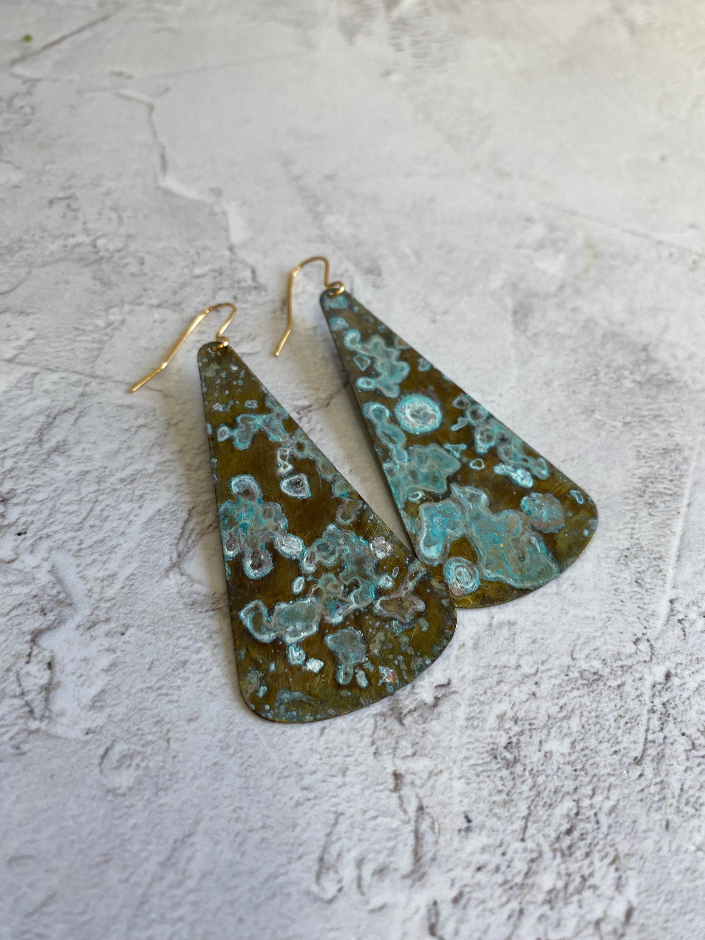 SHOAL Patina Brass Earrings