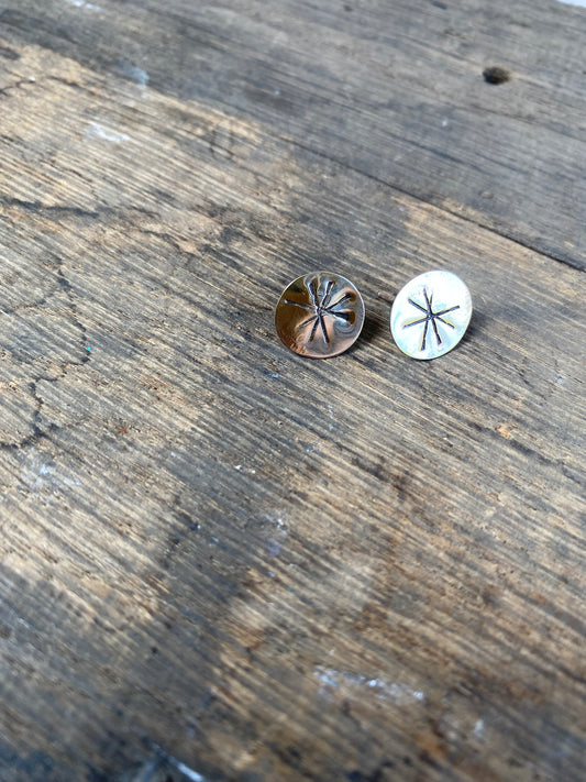 SPARK Raw Brass Studs
