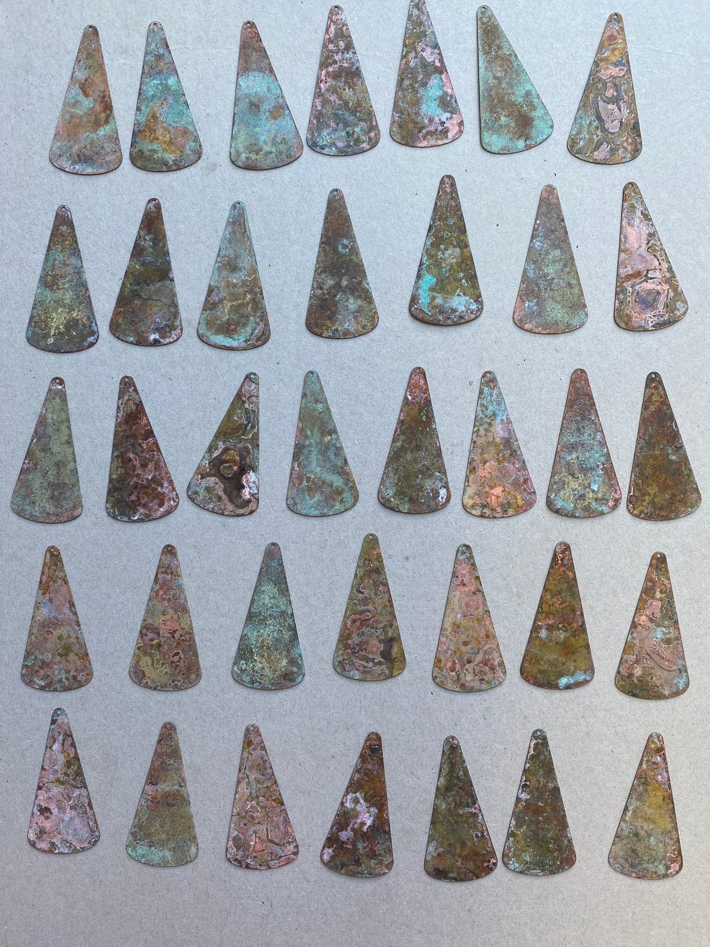 SHOAL Patina Brass Earrings