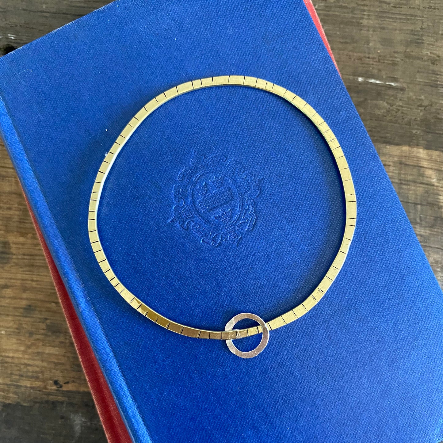 LINYOW Brass and Recycled Silver Bangle