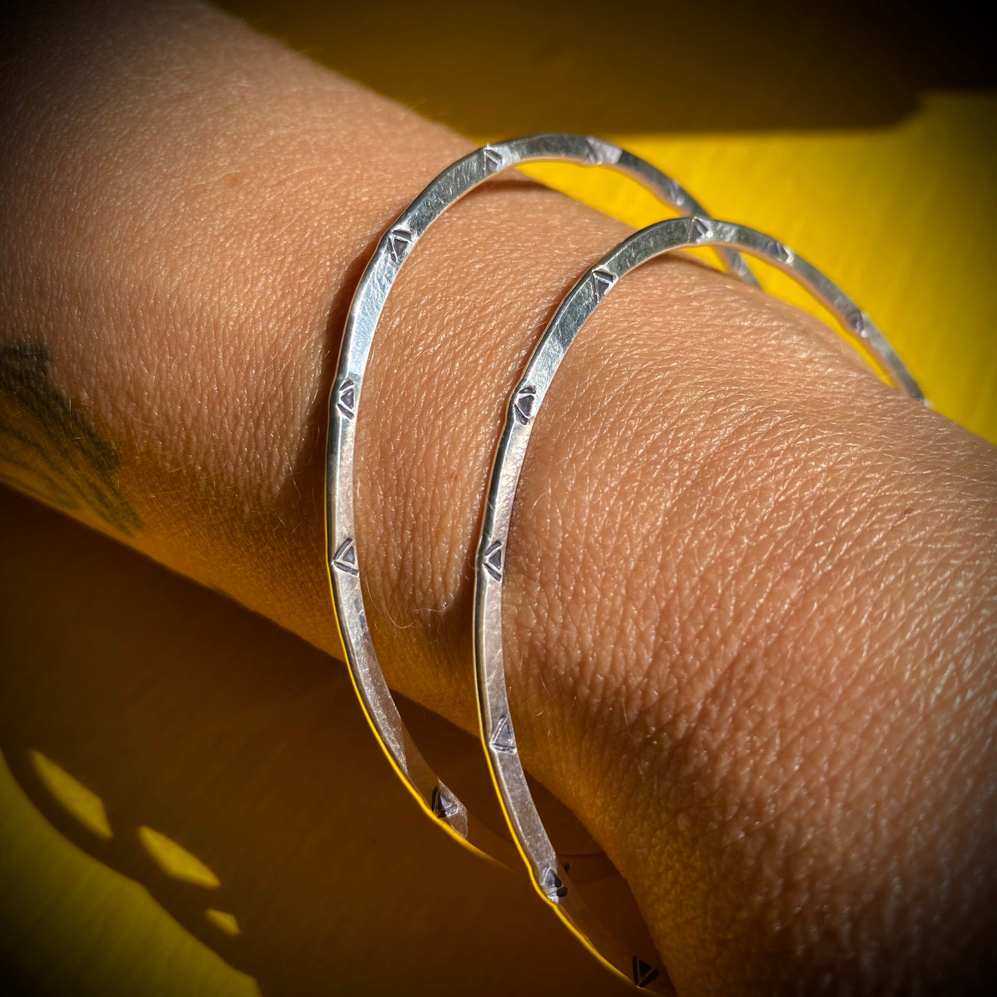 GWARI Recycled Sterling Silver Bangle