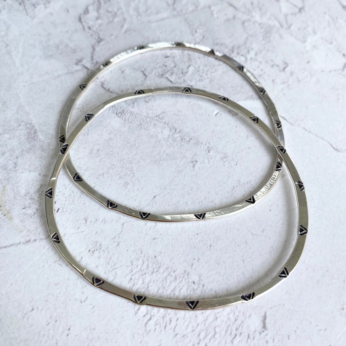 GWARI Recycled Sterling Silver Bangle