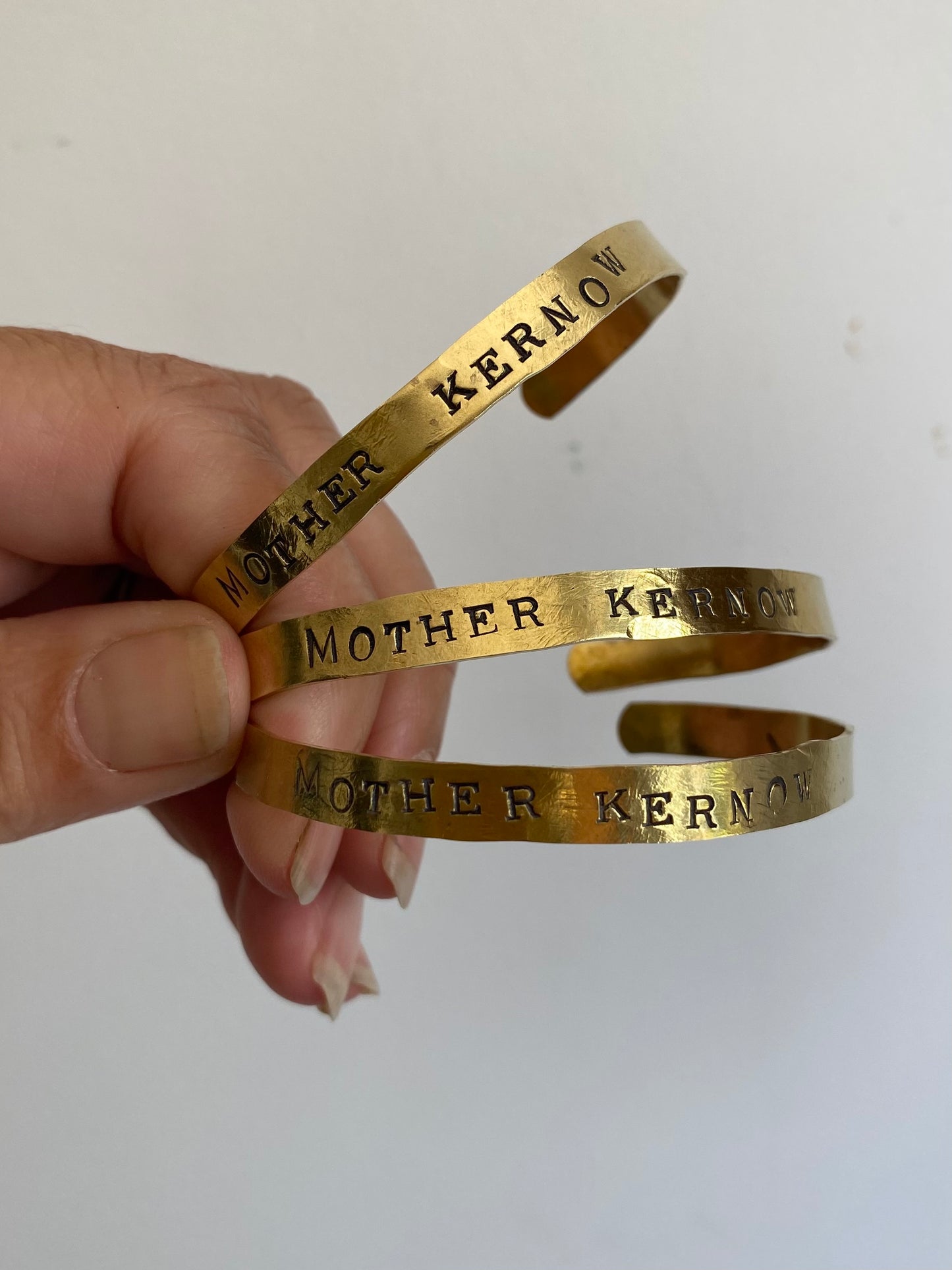 MOTHER KERNOW Raw Brass Cuff