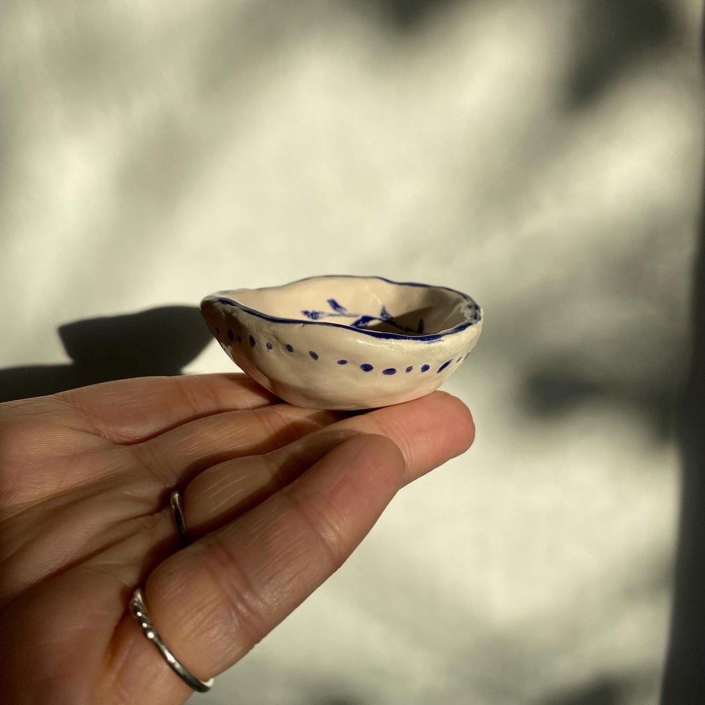 Ceramic Trinket Dish - Decorative Bowl - Ring Dish -  Lady - Figure