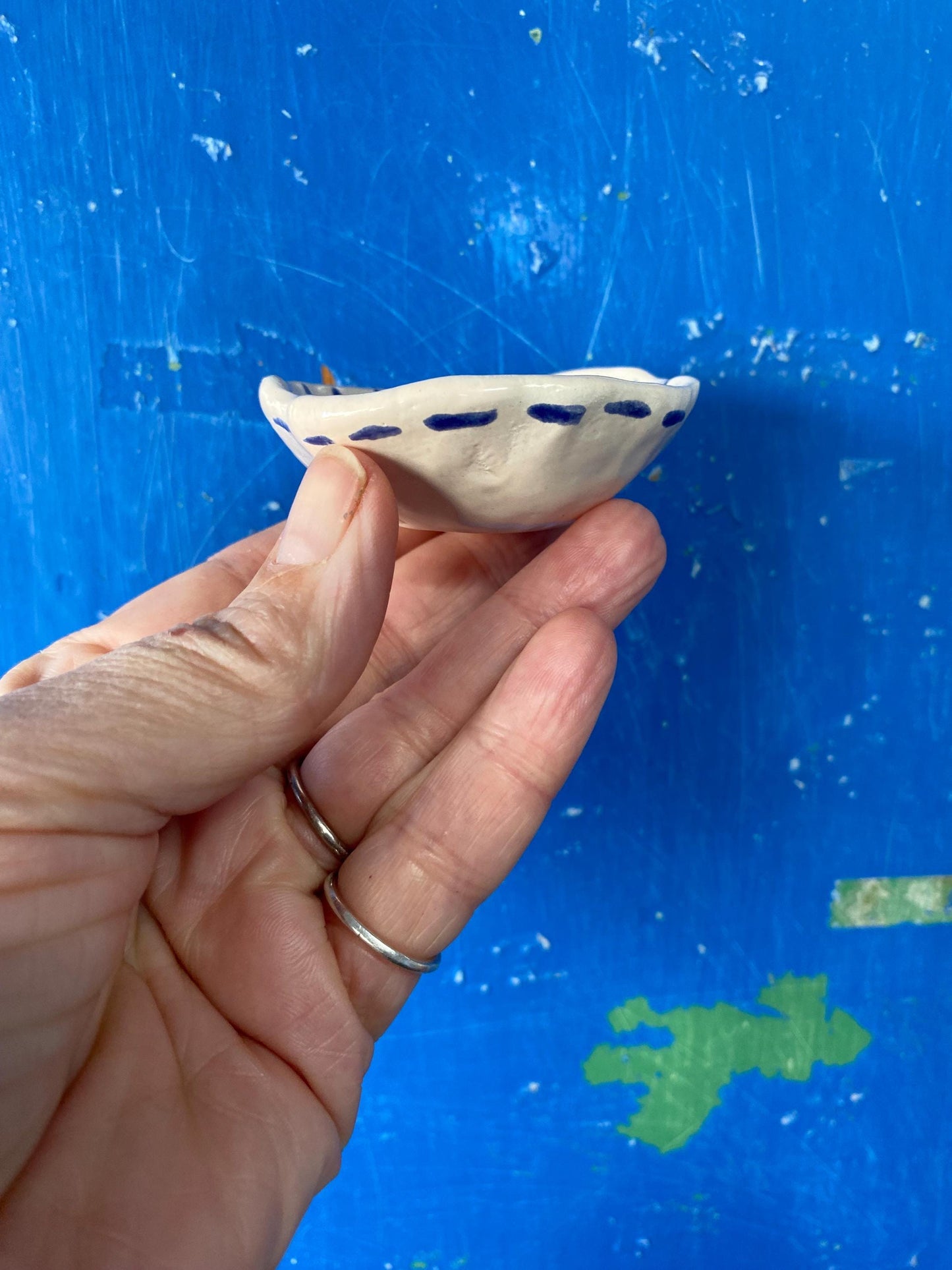Ceramic Trinket Dish - Decorative Bowl - Ring Dish -  Sun - Sun Burst