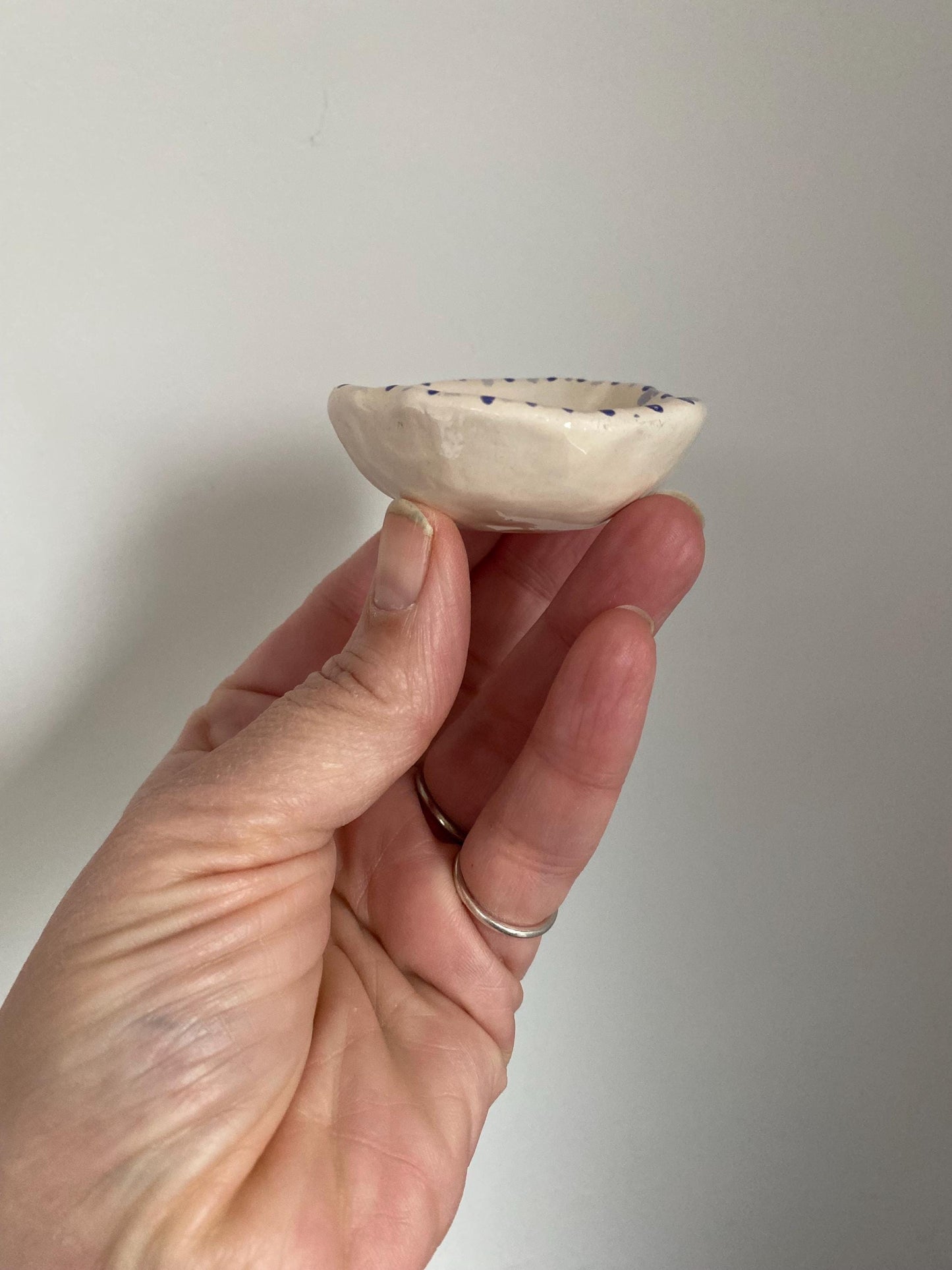 Ceramic Trinket Dish - Decorative Bowl - Ring Dish -  Moon - Whimsical - Celestial