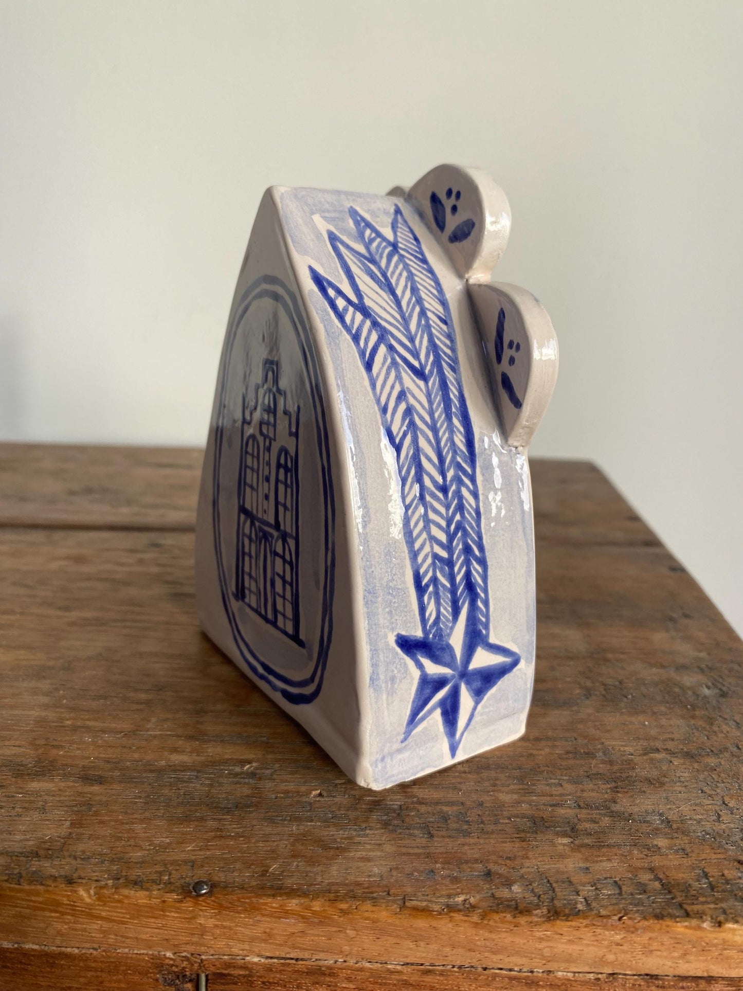 Little Altar - Temple - Ceramic Art - Object - Delft Inspired