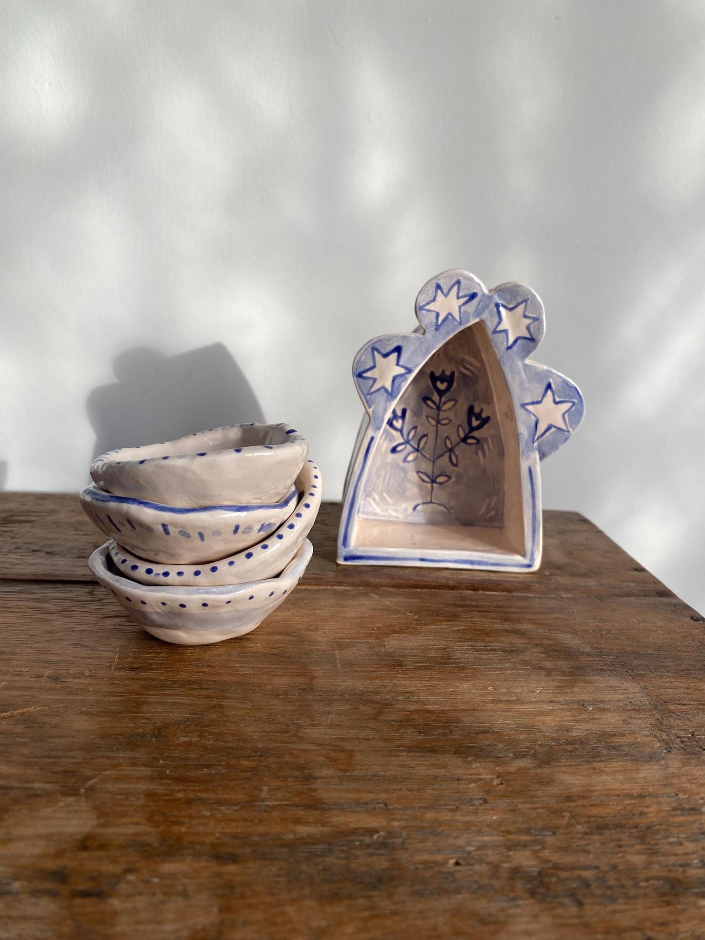Little Altar - Temple - Ceramic Art - Object - Delft Inspired