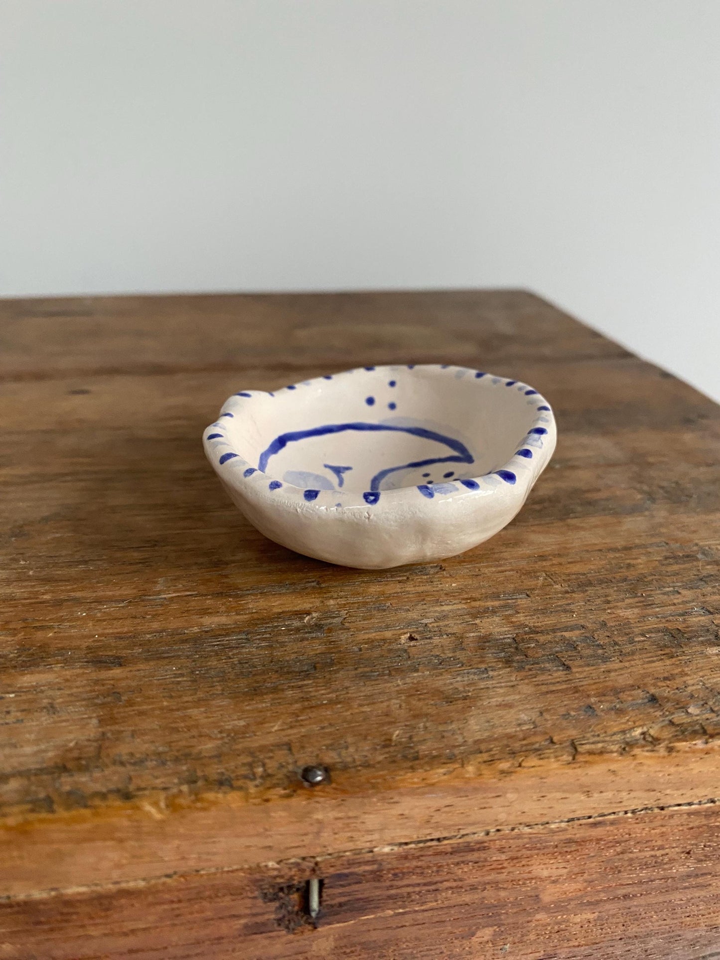 Ceramic Trinket Dish - Decorative Bowl - Ring Dish -  Moon - Whimsical - Celestial