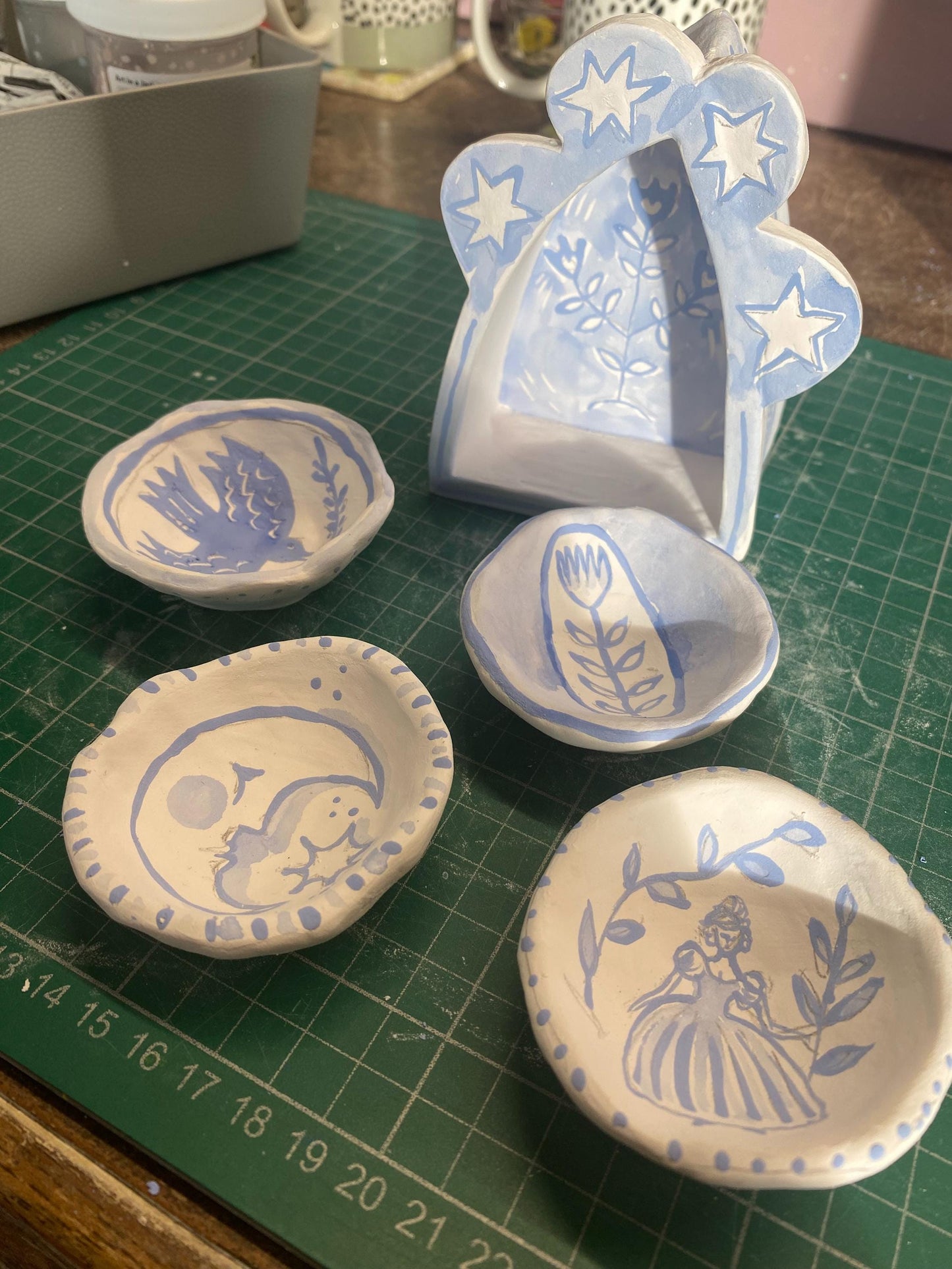 Little Altar - Temple - Ceramic Art - Object - Delft Inspired