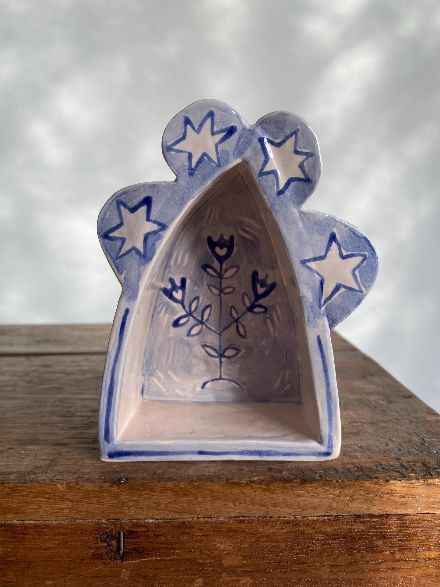 Little Altar - Temple - Ceramic Art - Object - Delft Inspired