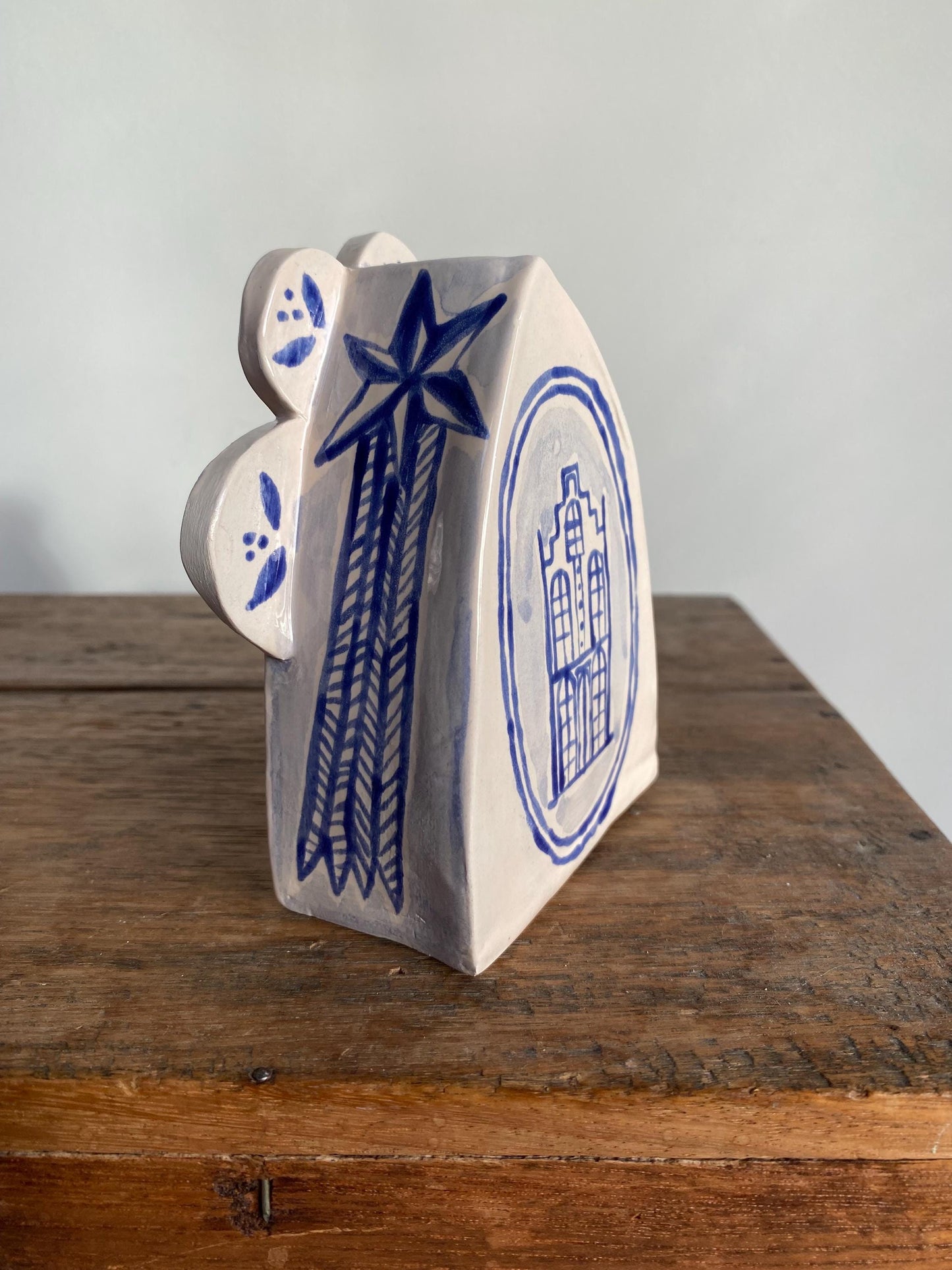 Little Altar - Temple - Ceramic Art - Object - Delft Inspired